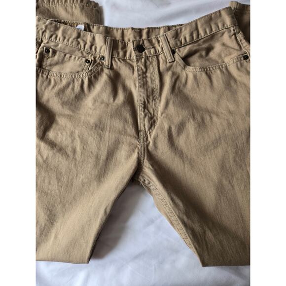 Vintage LEVI STRAUSS & CO. Khaki Straight Leg Grunge Jeans 34W 30L - Picture 8 of 9